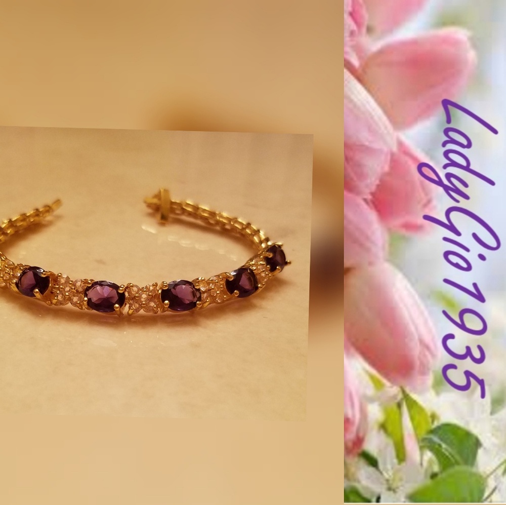 Gold Crystal Bracelet